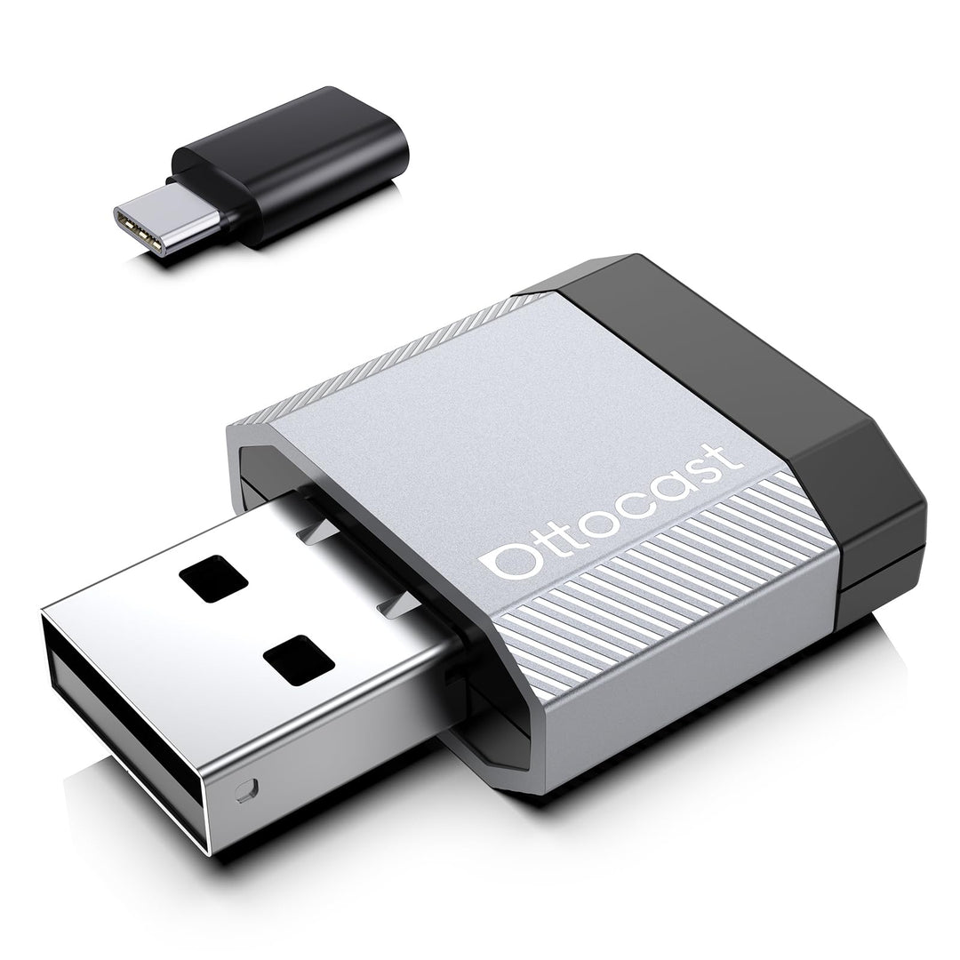 2026 Ottocast Mini Nova, Kabelloser CarPlay & Android Auto Adapter, Plug & Play USB, Automatische Ve