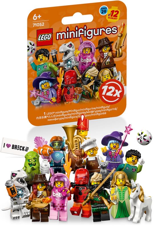LEGO Minifiguren Serie 29 mit 12 Figuren: Komplett-Set der Lego Minifiguren Serie 71052 (inkl. bedru