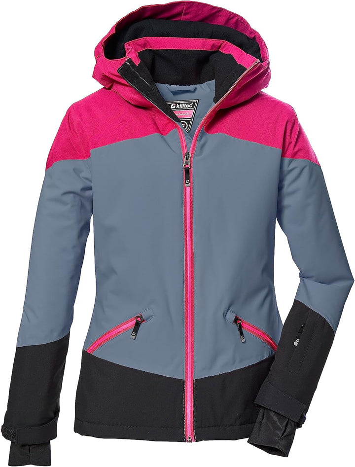Killtec Mädchen Ksw 151 Grls Ski Jckt Skijacke wasserdicht/Funktionsjacke mit Kapuze und Schneefang