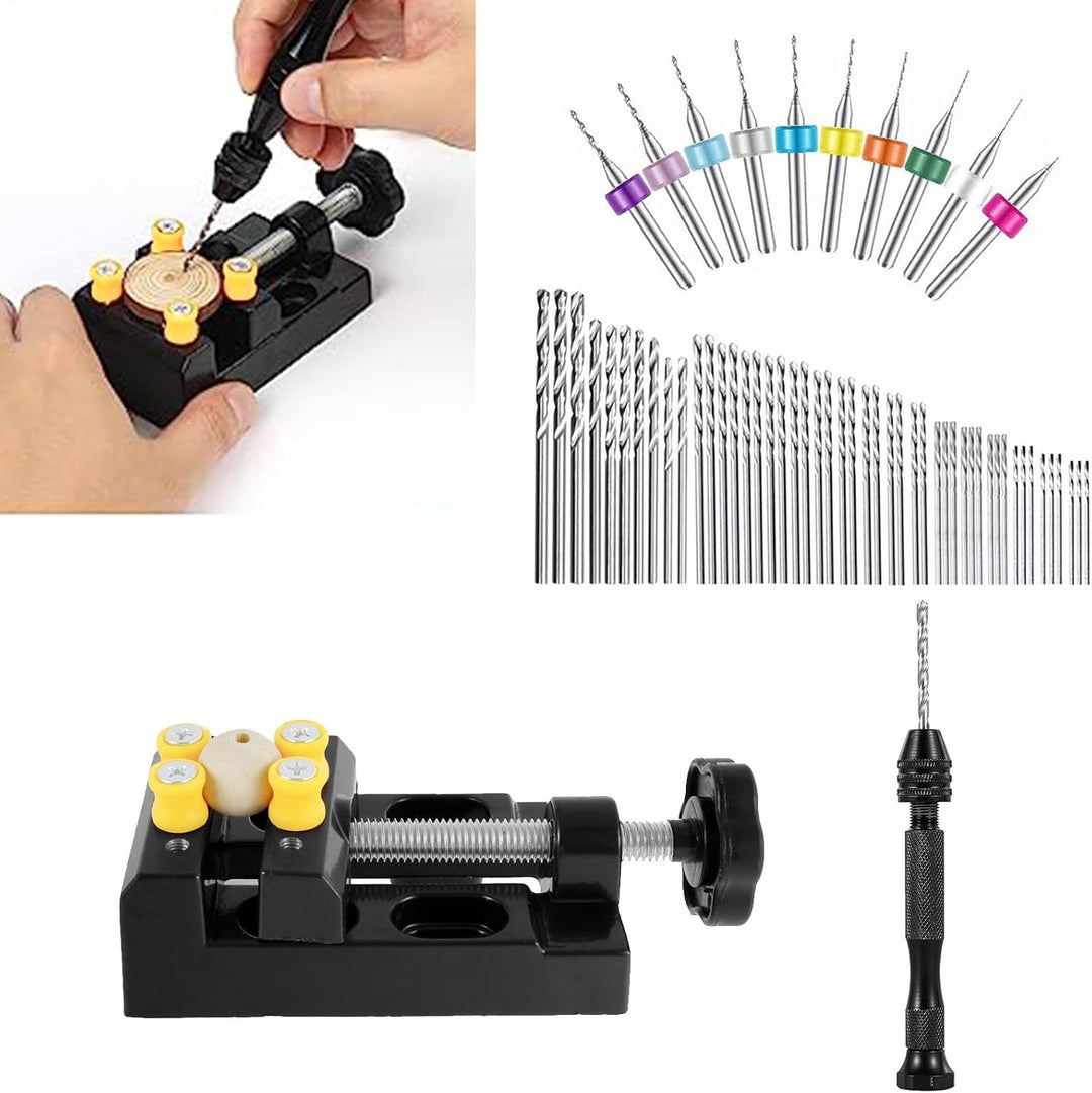 Portable Hand Drill, Miniature Drill Kit, Hobby Drill Set, Resin Drilling Tool, Manual Hobby Drill K