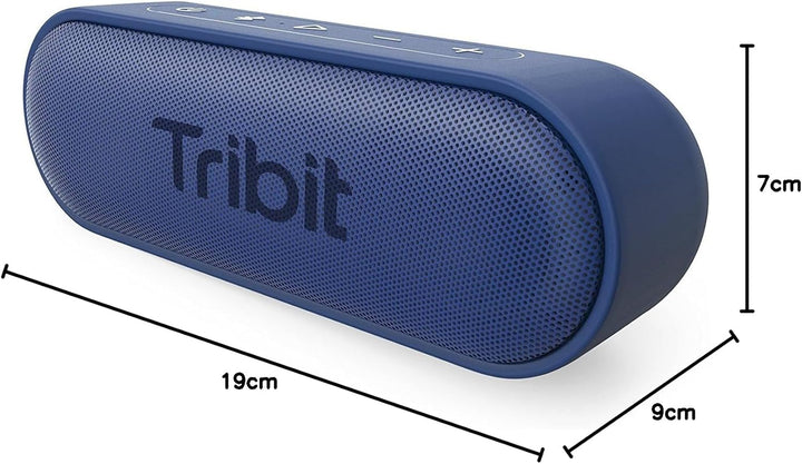 Tribit Bluetooth-Lautsprecher, XSound Go-Lautsprecher mit 16W lautem Klang und tieferem Bass, 24 Stu