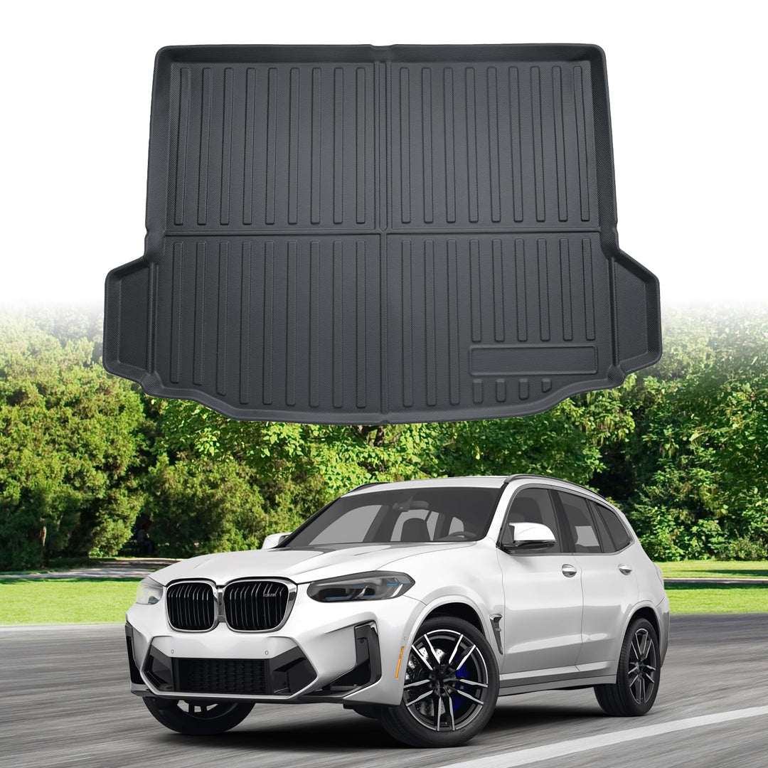 ECOZEN kofferraumwanne für BMW X3 G01 iX3/X4 G02 2018-2025 aus TPE Allwetter Original 3D-Scan Koffer