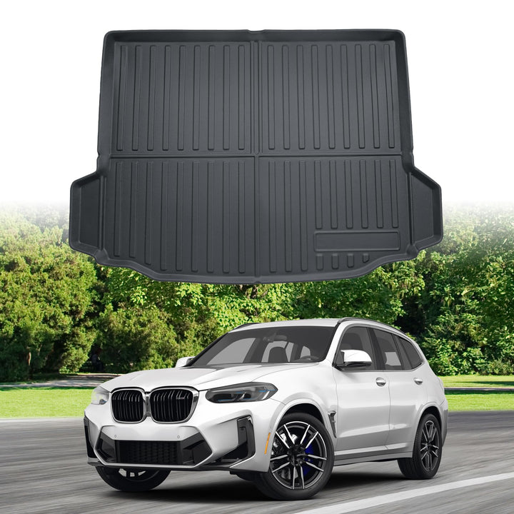 ECOZEN kofferraumwanne für BMW X3 G01 iX3/X4 G02 2018-2025 aus TPE Allwetter Original 3D-Scan Koffer