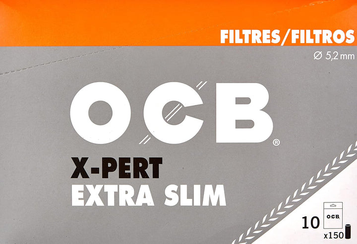 OCB X-PERT Extra slim Zigarettenfilter 5,2mm (10 x 150 Stk)
