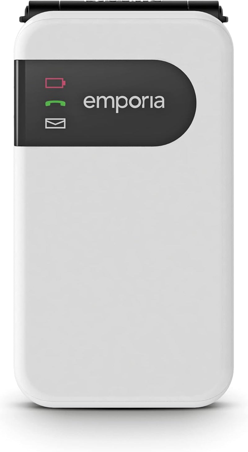 Emporia SIMPLICITYglam.4G Handy 4G für Senioren, hohe Lautstärke, 2,8 Zoll Farbdisplay, 3 Schnelltas