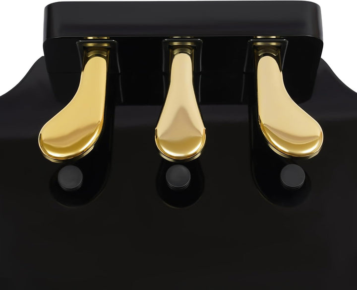 Kinder Klavier Pedal Extender Bank, Pedalverlängerung Höhenverstellbar mit 3 Pedalen Kinder Pedalsch