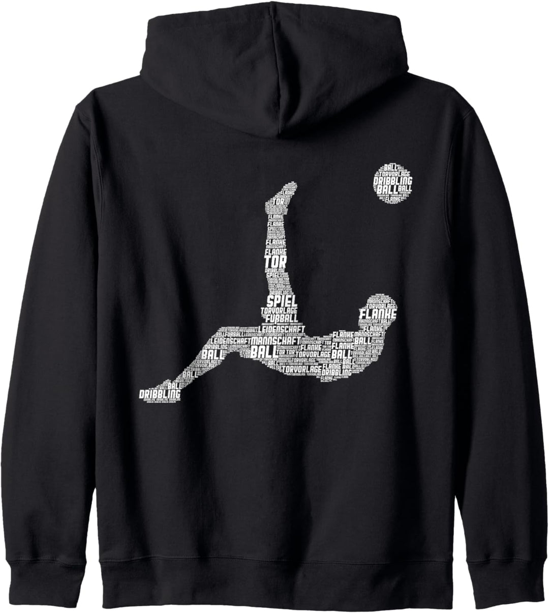 Fussball Fussballer Kinder Jungen Kapuzenjacke
