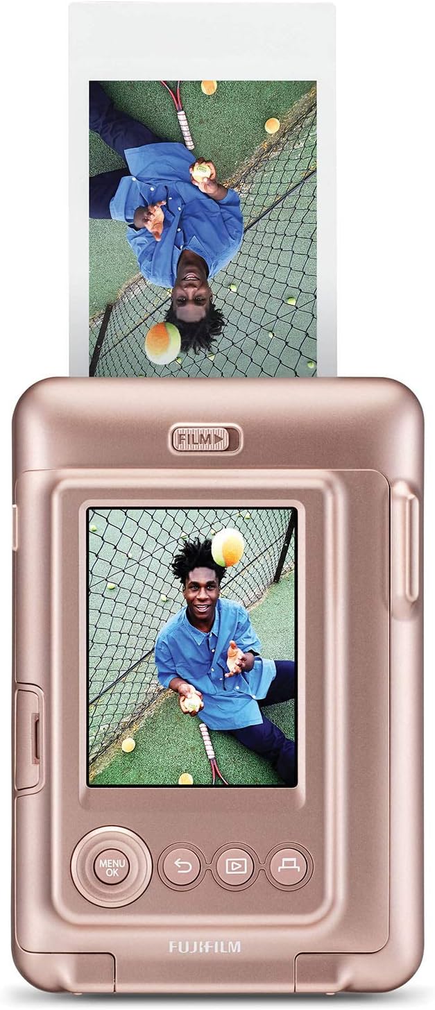 INSTAX Blush Gold LiPlay, Sofortbildfilm, Single Blush Gold Single, Blush Gold Single