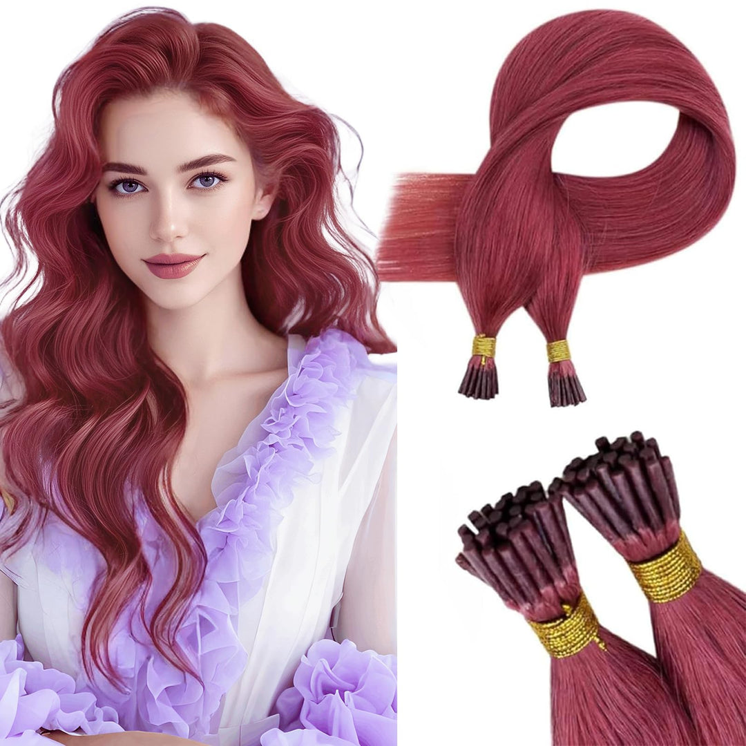 RUNATURE Burg I Tip Bonding Extensions Echthaar Burg Echthaar Extensions Bonding Keratin Haarverlang