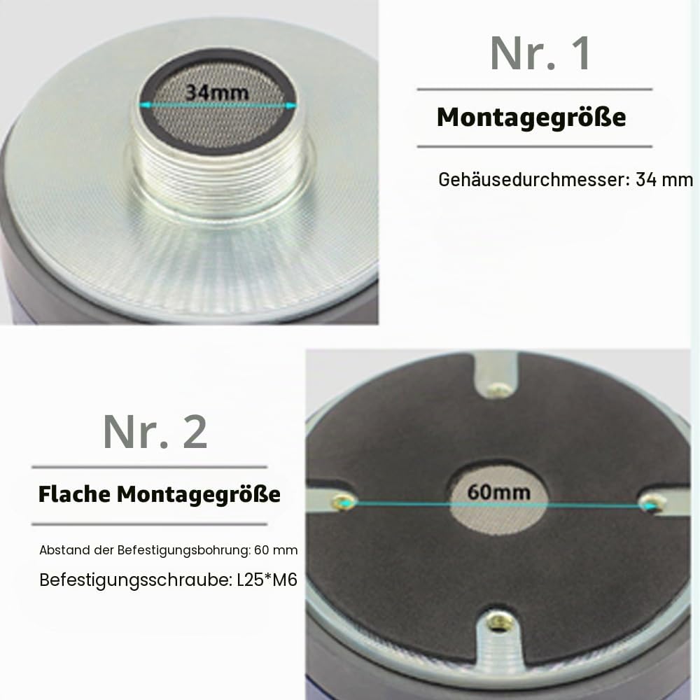 Yctze 200W Tweeter Treble -Kompressionstreiber mit Premium -Magnetmetallkonstruktion für das Zubehör