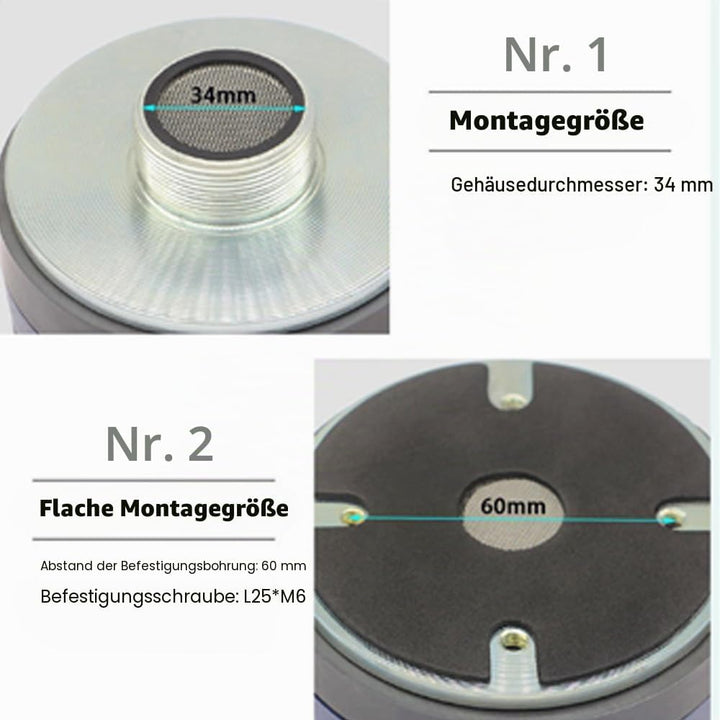 Yctze 200W Tweeter Treble -Kompressionstreiber mit Premium -Magnetmetallkonstruktion für das Zubehör