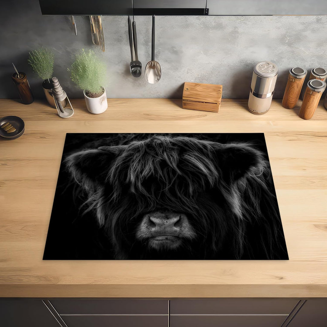 Herdabdeckplatte Einteilig Küche Herdabdeckung Induktionsfeld Ceranfeld Herdabdeckplatten Vinyl Matt
