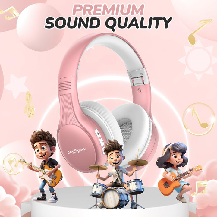 Bluetooth Kopfhörer Kinder, 60 Stunden Wiedergabezeit, Bluetooth 5.4 Kabellose Kinderkopfhörer, Type