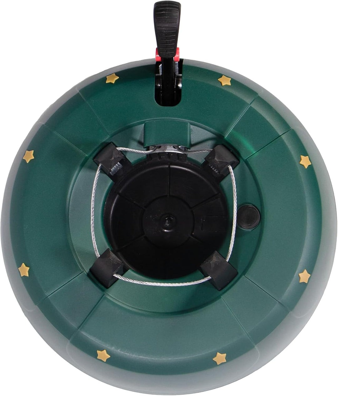 mgc24 Weihnachtsbaumständer Christbaumständer - Grün - für Bäume bis 2 m Höhe - mit Wassertank, Eins