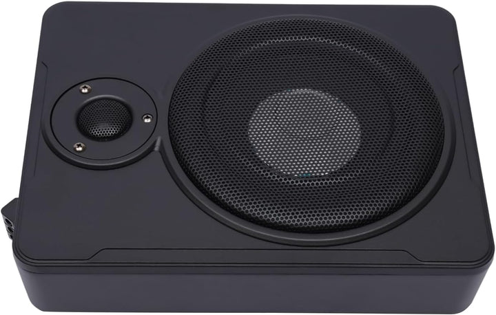 HarBin-Star Ultradünner Auto-Subwoofer mit Kabe Verbesserter Bass Aktive Lautsprecher 600W Leistung