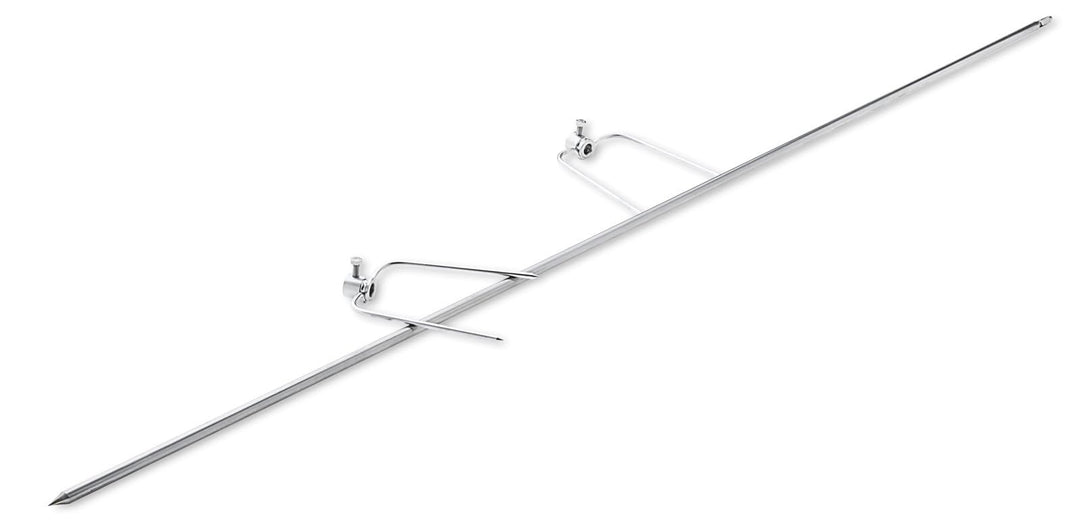 Rotisserie Set 75cm aus Europäischem Edelstahl, Grillspiess, Drehspiess
