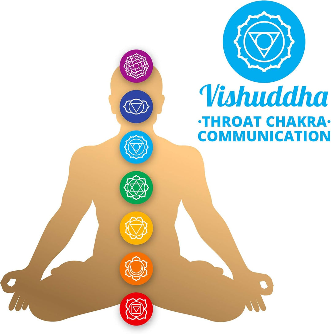 XDrum Therapeutische Klangschale Ton G komplett Set - auf Ton G gestimmt - für Hals-Chakra (Vishuddh