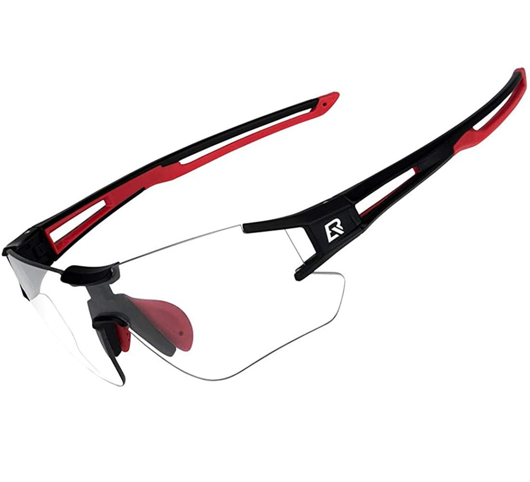 ROCKBROS Fahrradbrille Selbsttönend für Damen Herren, Photochrome Radsportbrille Sonnenbrille mit UV