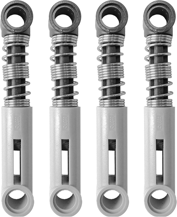 LEGO Technic - 4 Stossdämpfer 6.5L (Weiche Federung), Schwarz Grau - Federbeine 731c06.