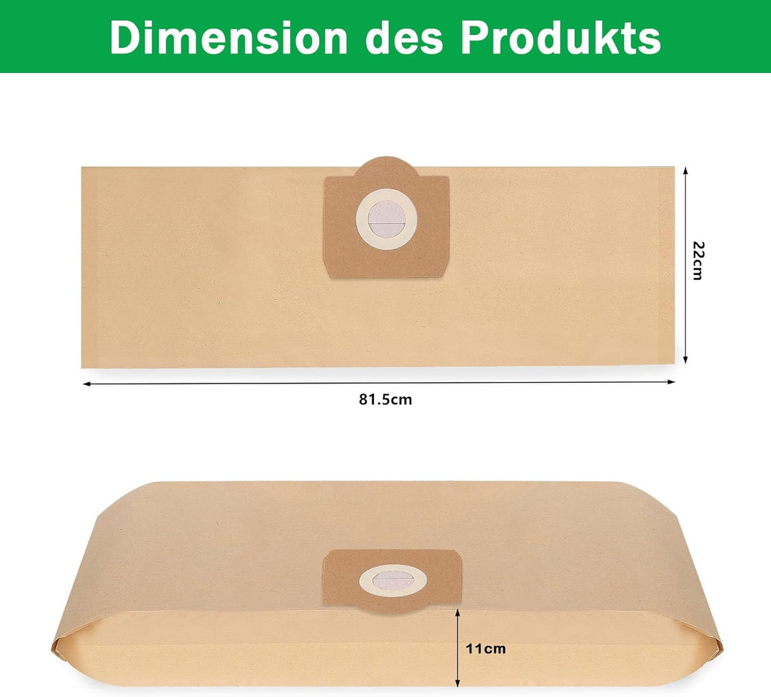 6 Staubsaugerbeutel und 3 Filter Ersatz für Kärcher WD3 WD3P MV3 MV3P 9, 9