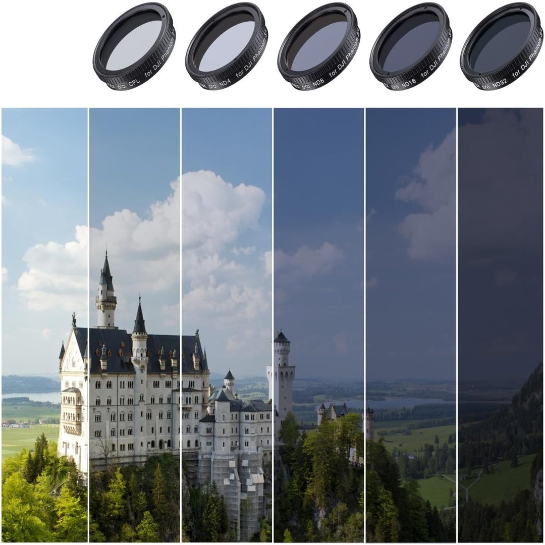 Walimex Pro Drohnenfilter DJI Phantom 3/4 ND16 (Neutral Density) schwarz ND16 DJI Phantom 3/4, ND16