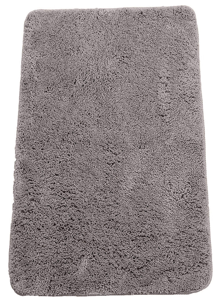 Brandsseller Badematte 70x120 cm Badvorleger Badteppich Badezimmerteppich Duschvorleger Grau