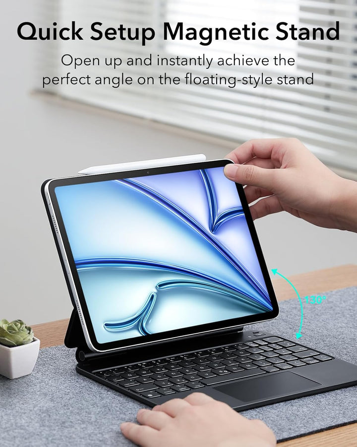 ESR Rebound Magnetische Keyboard Hülle, iPad Tastatur Hülle kompatibel mit iPad Pro 11/iPad Air 5/4,
