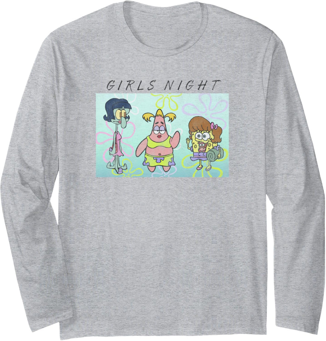 SpongeBob Schwammkopf Mädchen Nachtkleid Langarmshirt