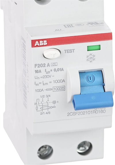 abb-entrelec F200 A – Differential F202 A 16 A 10 mA Single, Single