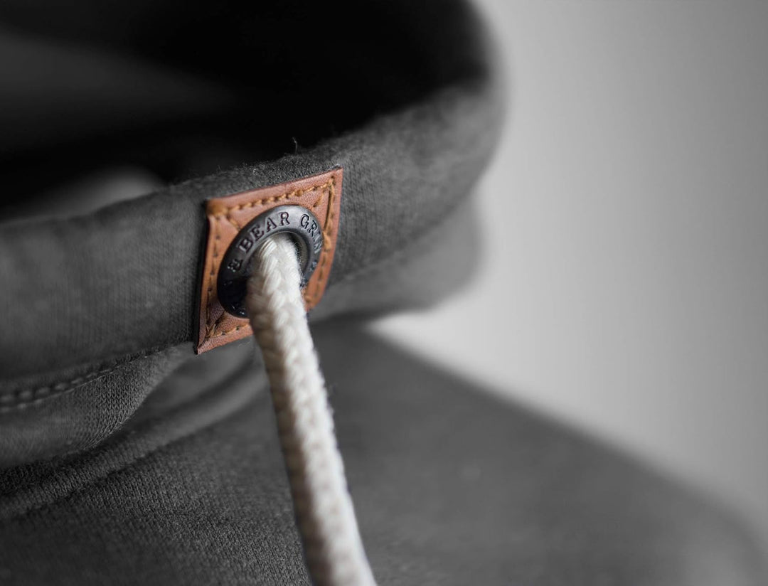 Grin&Bear Herren Kapuzenpullover mit Cross Over Kapuze GEC477 S Anthrazit, S Anthrazit