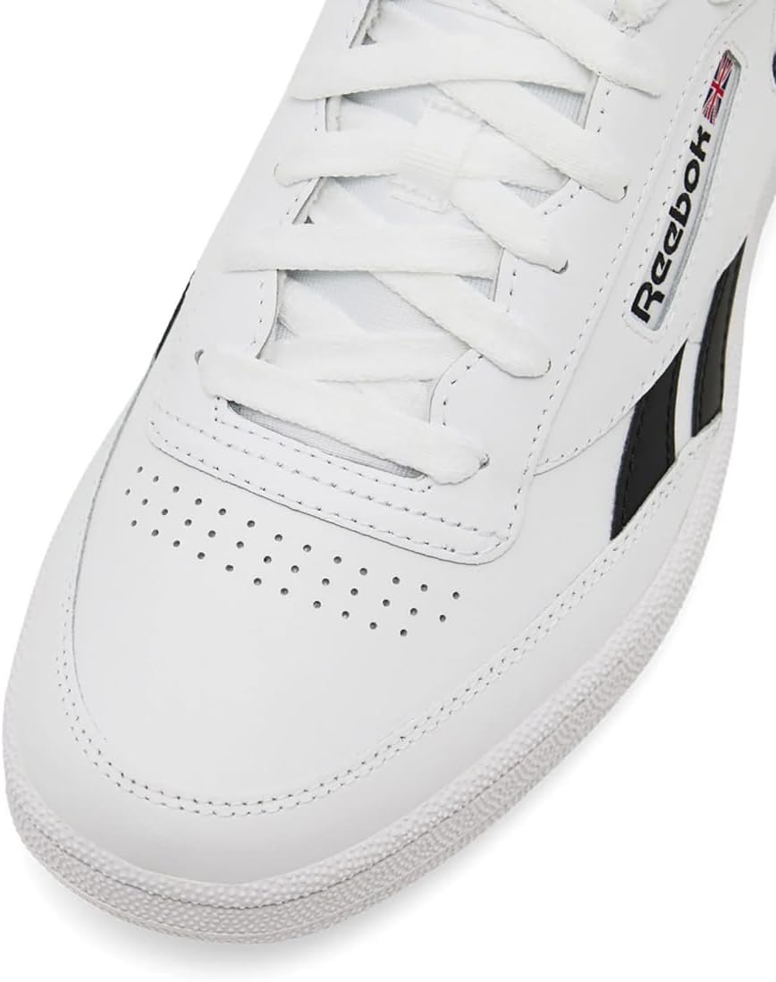 Reebok Unisex Club C Revenge Sneaker 34 EU Ftwwht Black Ftwwht, 34 EU Ftwwht Black Ftwwht