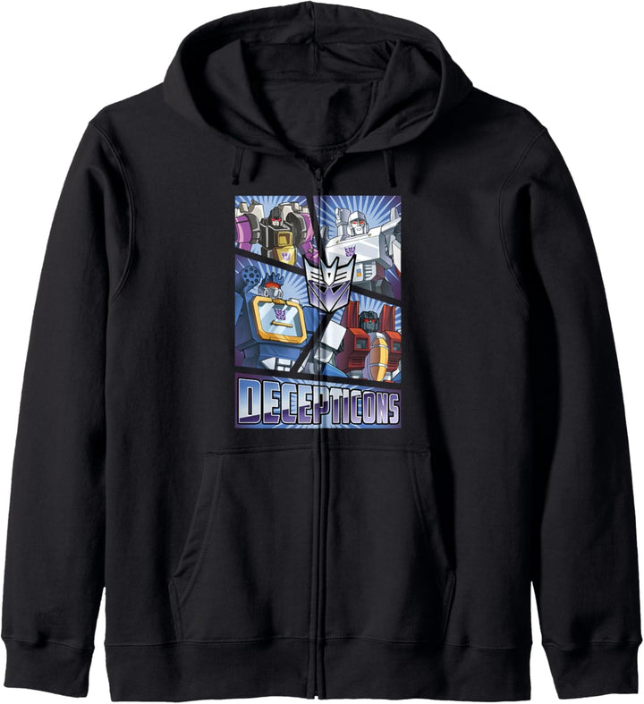 Transformers Decepticons Cut Up Panels Kapuzenjacke
