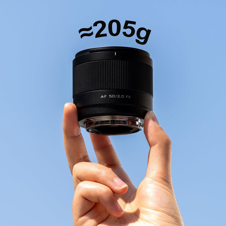 VILTROX 50mm F2.0 FE-Mount Vollformat Festbrennweite mit grosser Blende und STM Autofokus für Sony E