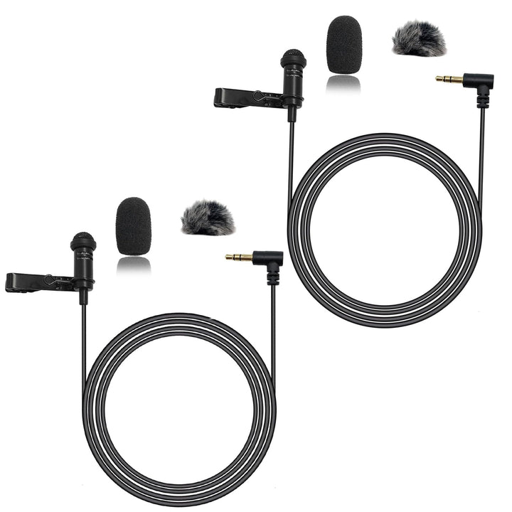 NewTH Lavalier-Ansteckmikrofon, omnidirektional, Kondensator, kabelgebunden, Lav-Mikrofon für DJI Mi