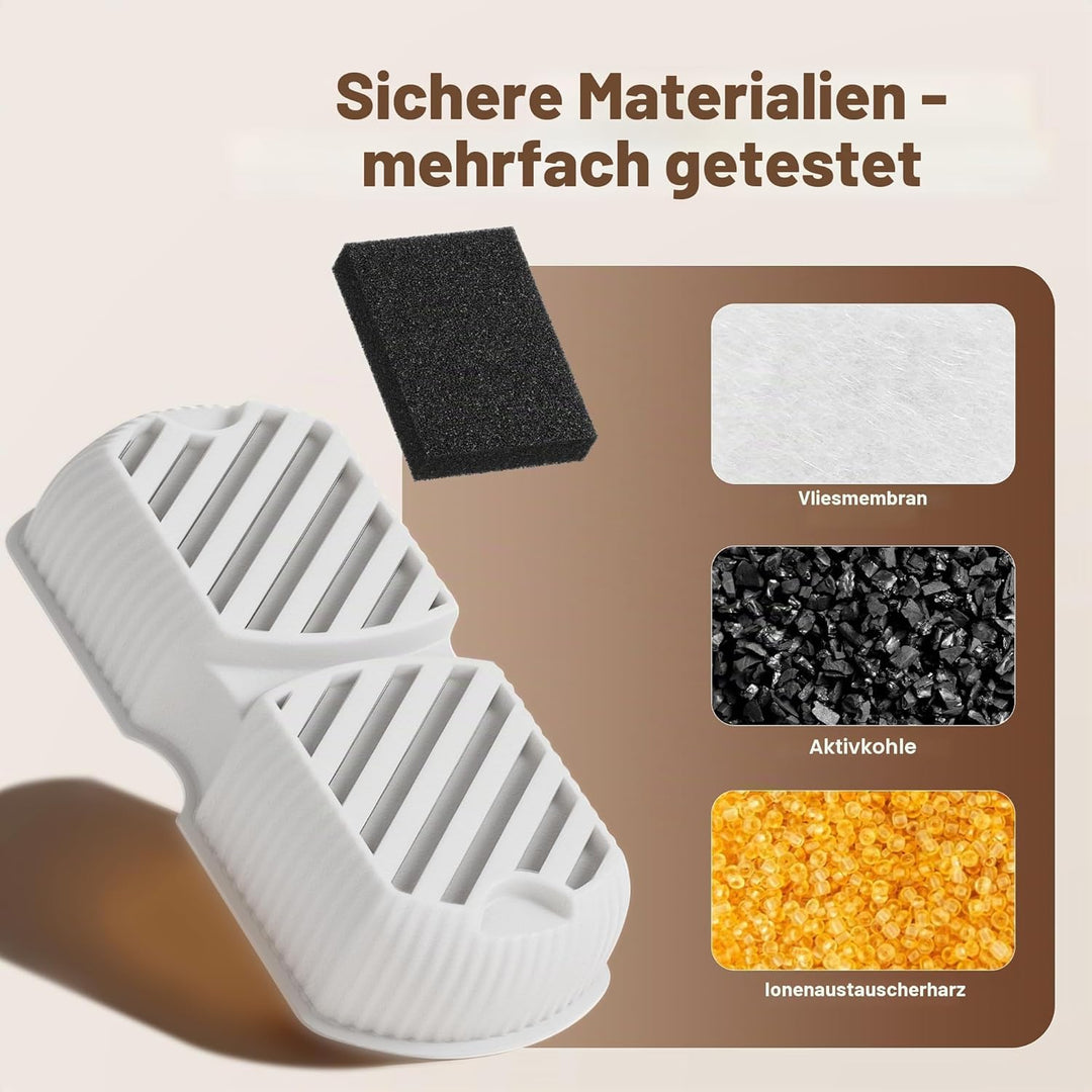 Hundbrunnen-Filter, 12 Kohlefilter + 12 Schwämme 12 Filter + 12 Schwamm, 12 Filter + 12 Schwamm