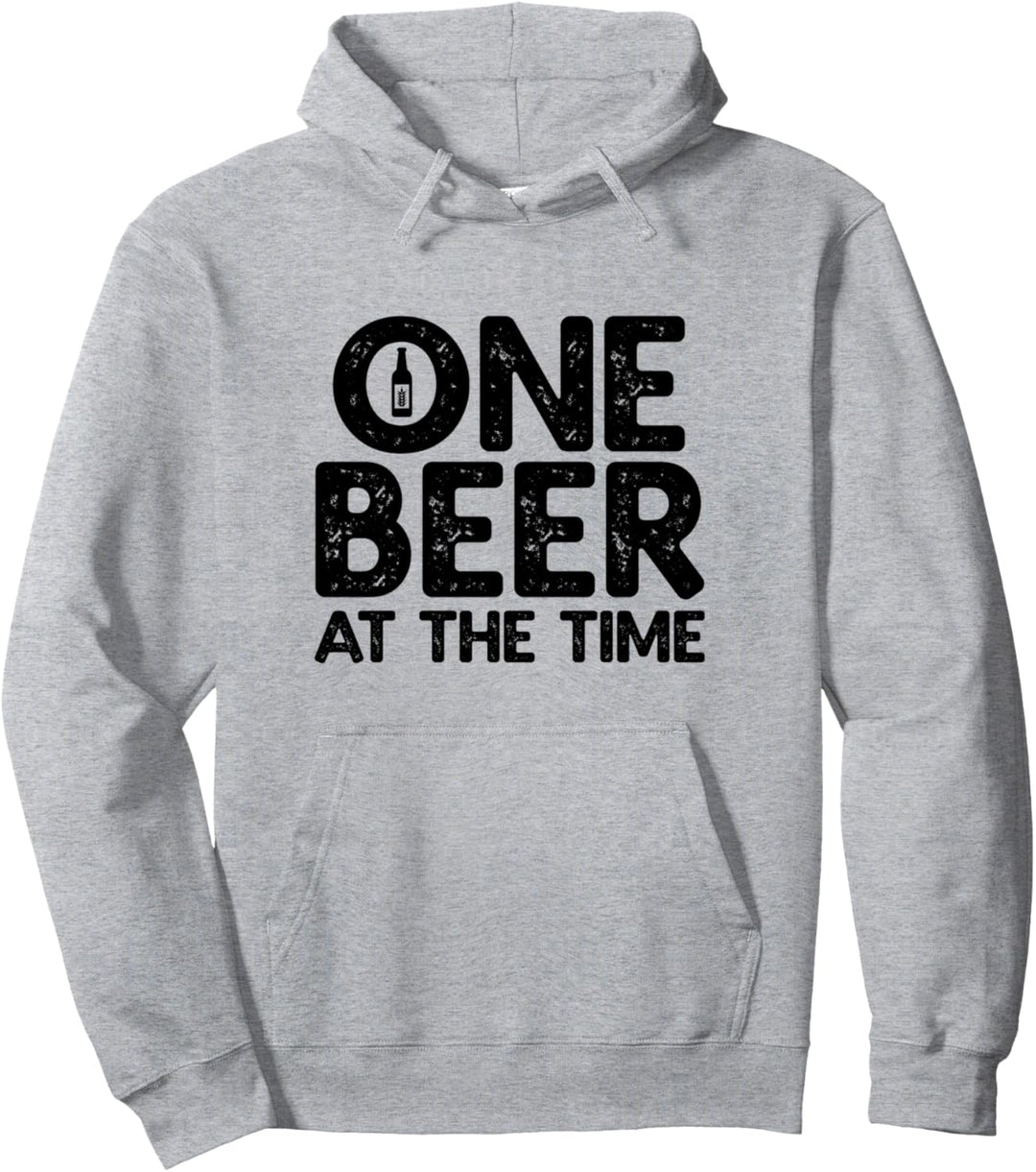Ein Bier zu der Zeit Pullover Hoodie