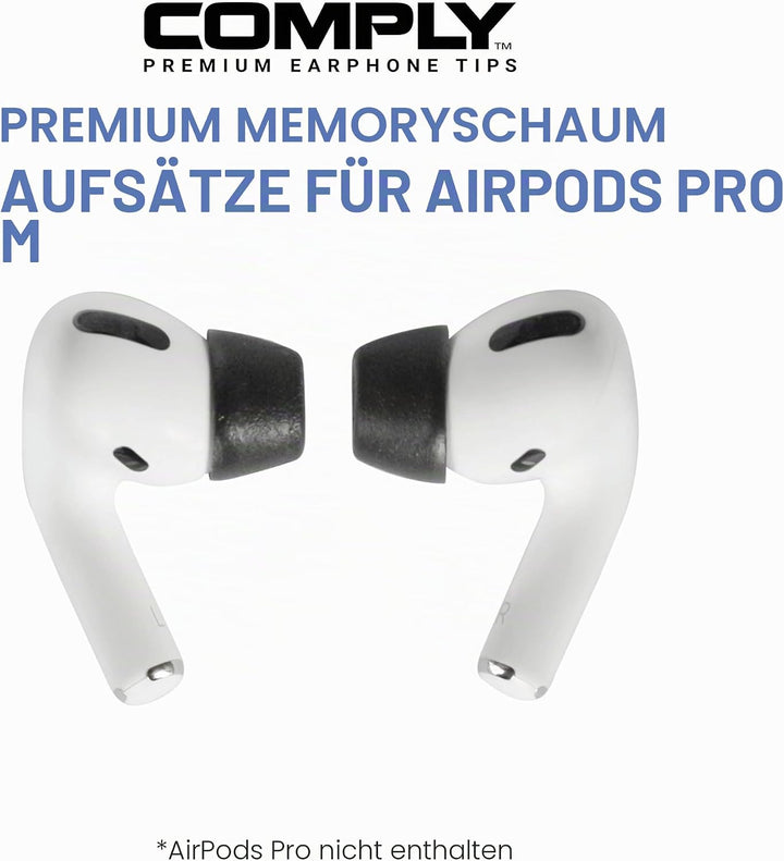 COMPLY for AirPods Pro, medium M Black, M Black