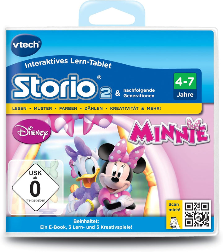 VTech 80-231704 - Lernspiel Minnies Schleifen Boutique (Storio 2, Storio 3S)