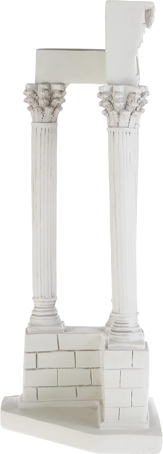 Design Toscano Säule des Vespasian-Tempels (Ecksäule) Corner, Corner