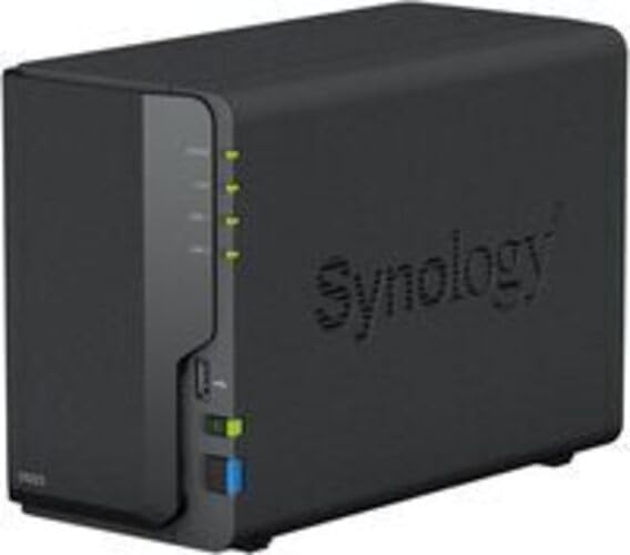 Synology DS223 2-Bay Diskstation NAS (Realtek RTD1619B Quad-Core 2GB Ram 1xRJ-45 1GbE LAN-Port) 4TB