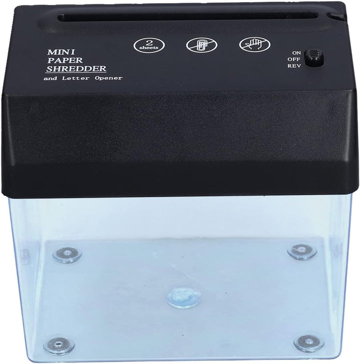Mini Aktenvernichter, A6 Papierschneider Schredder Klein Reisswolf Aktenvernichtung Elektro Aktenver