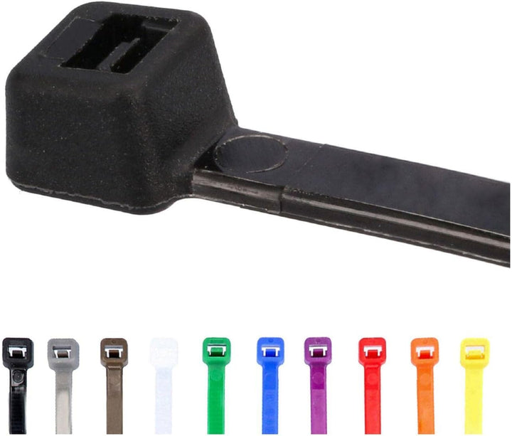 Lumonic 100x Kabelbinder 700 x 9mm I Weisse Kabelbinder in Industriequalität I Kabelbinder UV bestän