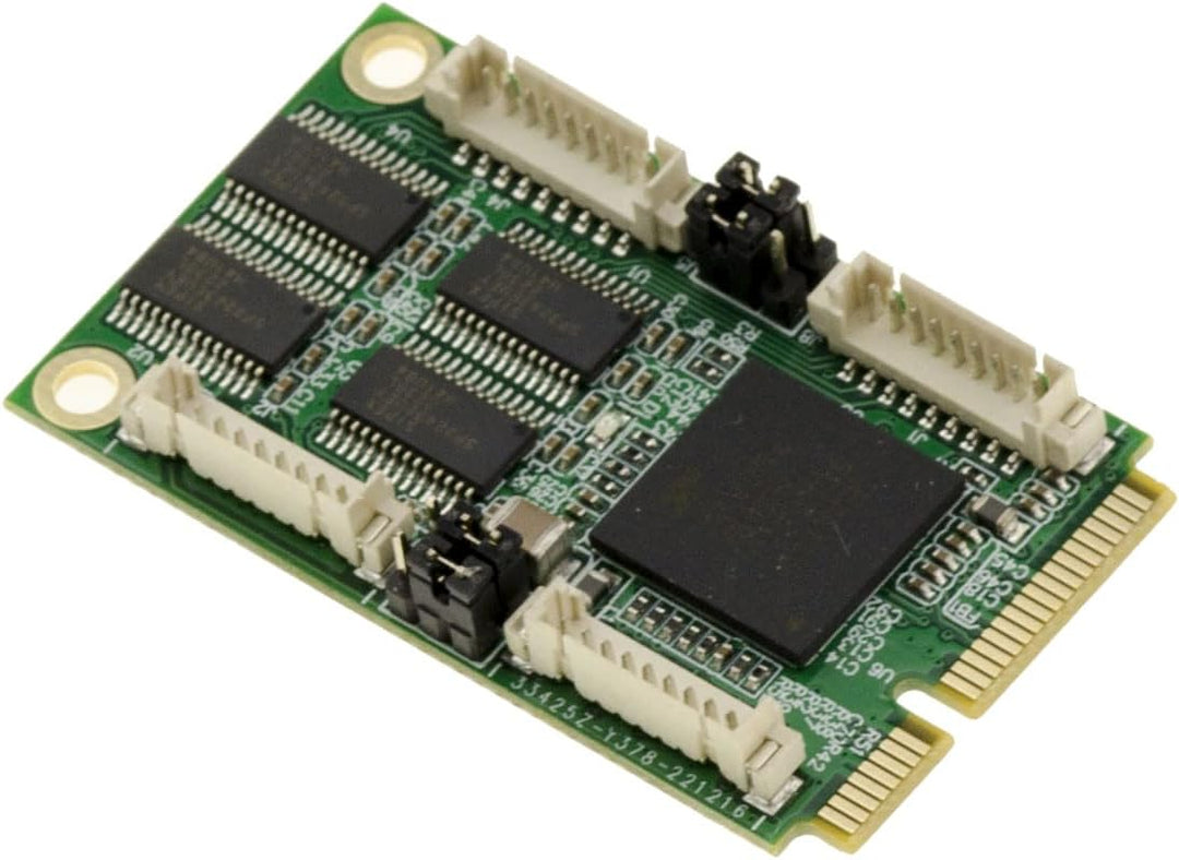 KALEA-INFORMATIQUE 4 Ports Mini PCI Express Serial Controller Card COM RS232 DB9 FICHES mit EXAR Chi