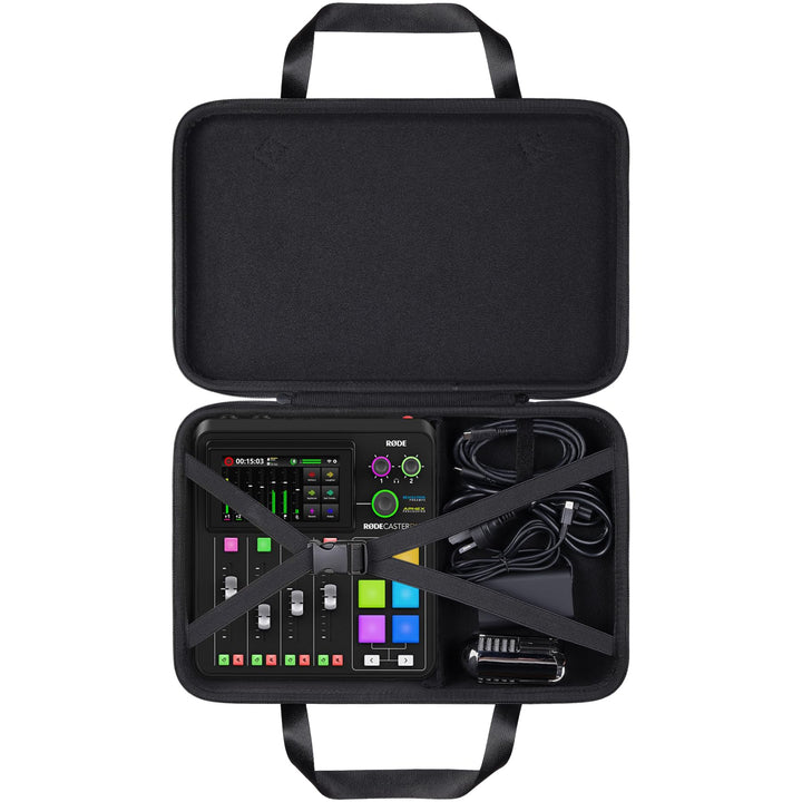 Khanka Hartschalen-Tragetasche, kompatibel mit RØDECaster Pro II All-in-One-Produktion, schützende A