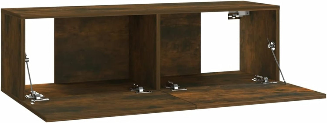 Festnight TV Wandboard Hängend Räuchereiche TV-Wandschrank Lowboard Hangend Hängeschränke Hänge TV B