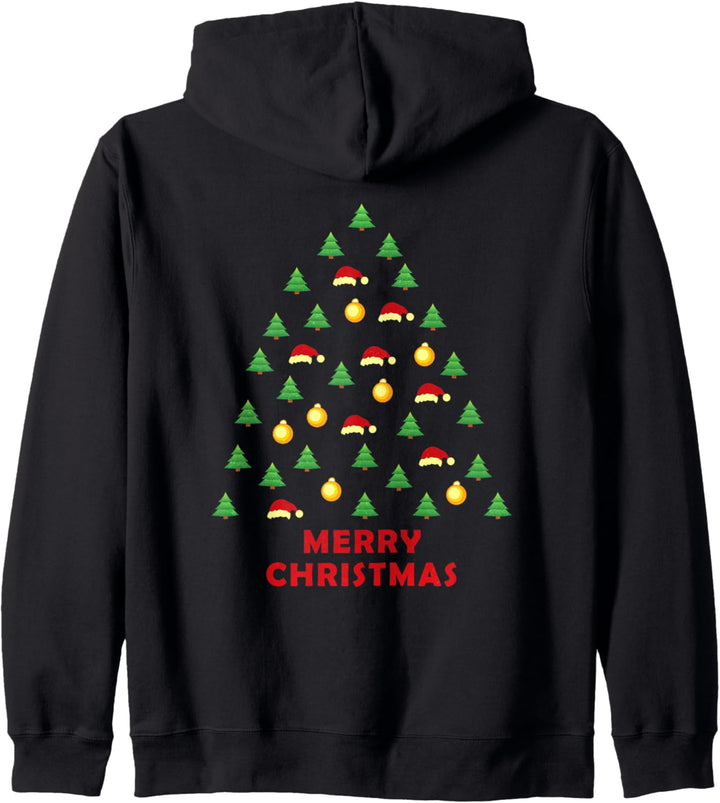 Tannenbaum Shirt für Weihnachten - Merry Christmas Kapuzenjacke