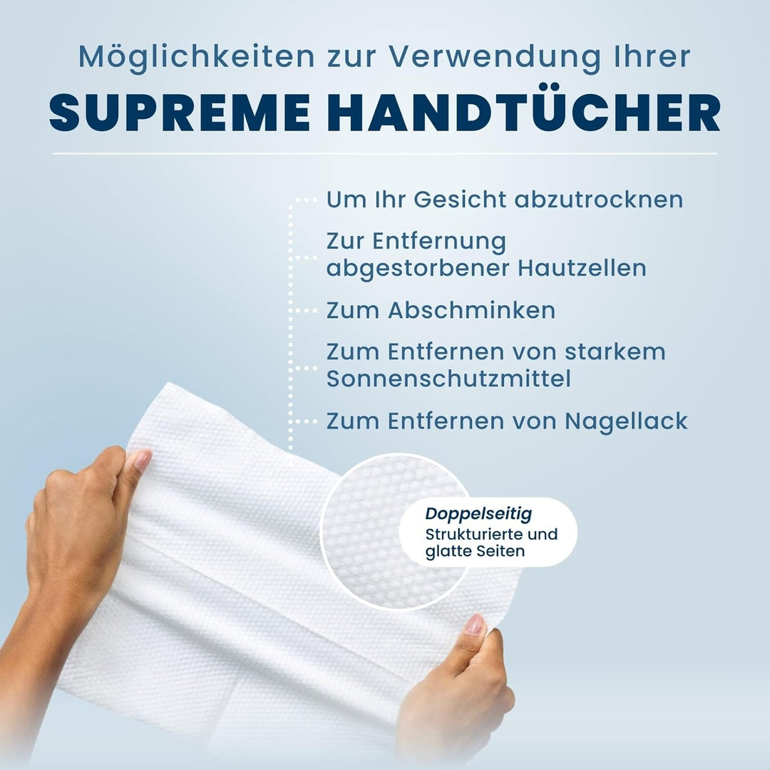 Clean Skin Club Clean Towels XL Supreme, 100% USDA biobasiertes, von Dermatologen zugelassenes Gesic