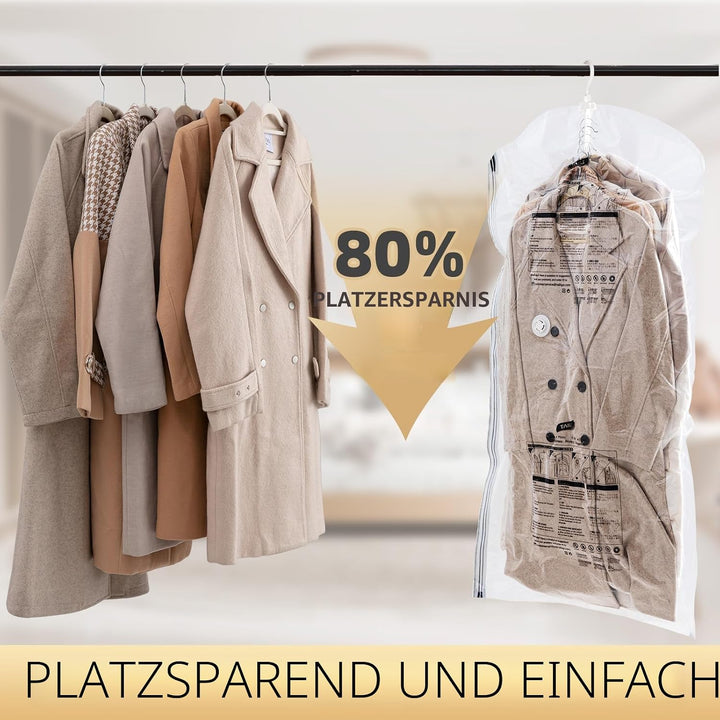 TAILI Vakuumbeutel für Kleidung Hängend, Vacuum Bags for Clothing Vakuumierbeutel Kleidung Mit Kleid