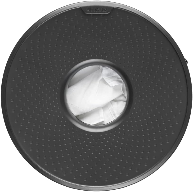 Brabantia - Wäschekorb - Quick-Drop-Öffnung - Perfekt sitzenden Baumwollwäschesack - Korrosionsfrei