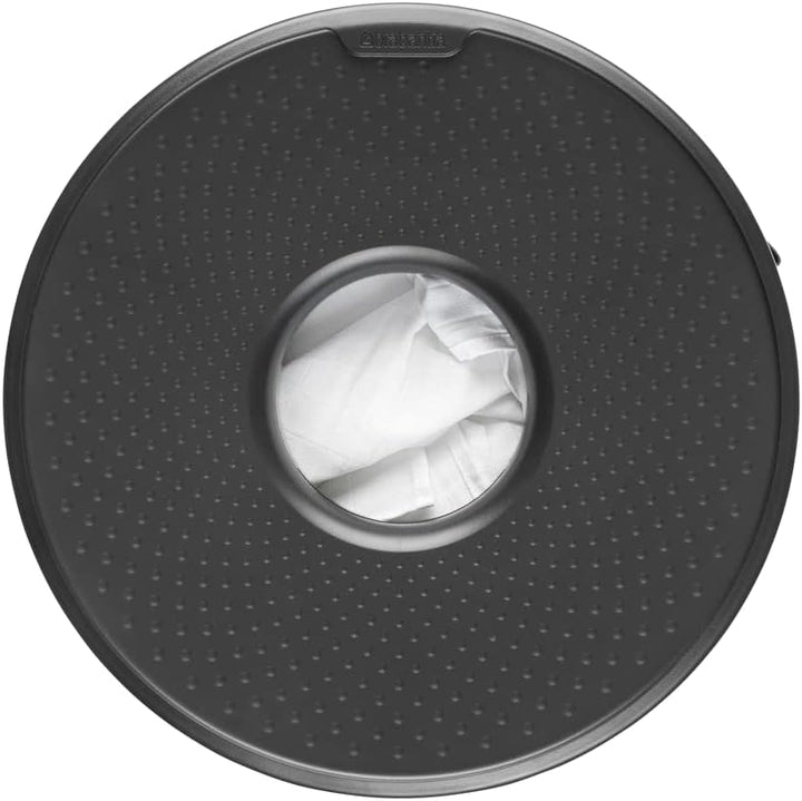 Brabantia - Wäschekorb - Quick-Drop-Öffnung - Perfekt sitzenden Baumwollwäschesack - Korrosionsfrei
